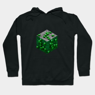 Block Emerald Ore 3D Hoodie